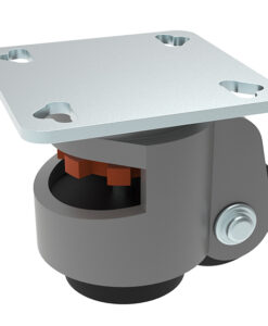 Leveling Caster with Mounting Plate 40 / 45