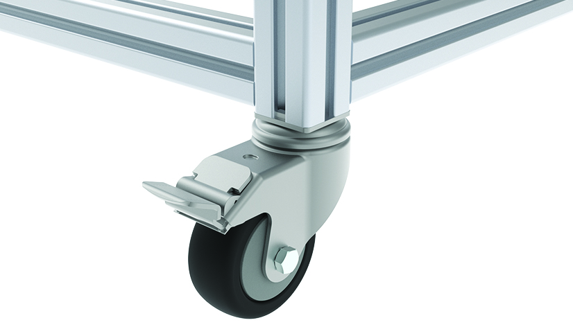 Swivel Caster Ø 80 / 100 / 125 with System Brake - immagine 3