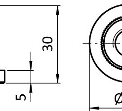 Alternative view of Threaded Sleeve AL D30