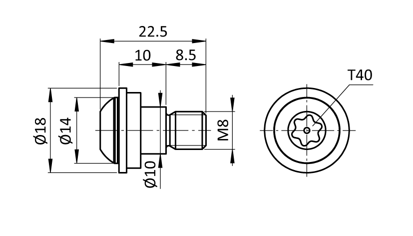 Assembly Set for Pivot Feet - immagine 2