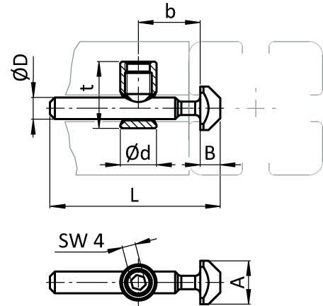 Central Connector I 90° +/-45° - immagine 2
