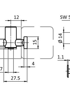 Alternative view of Central Connector I. Slot 8