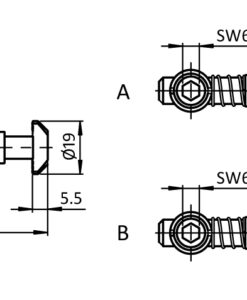 Alternative view of Central Connector Bush 15. Slot 8
