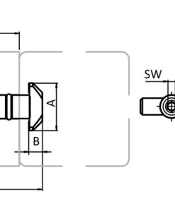 Alternative view of Central Connector B. Bush 9.8 / Slot 10