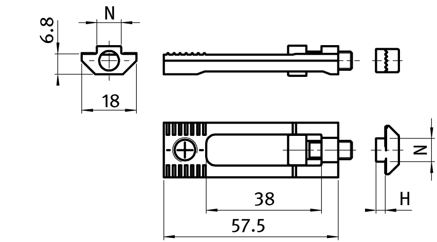 Milling Connector I. Slot 8 (Set) - immagine 2
