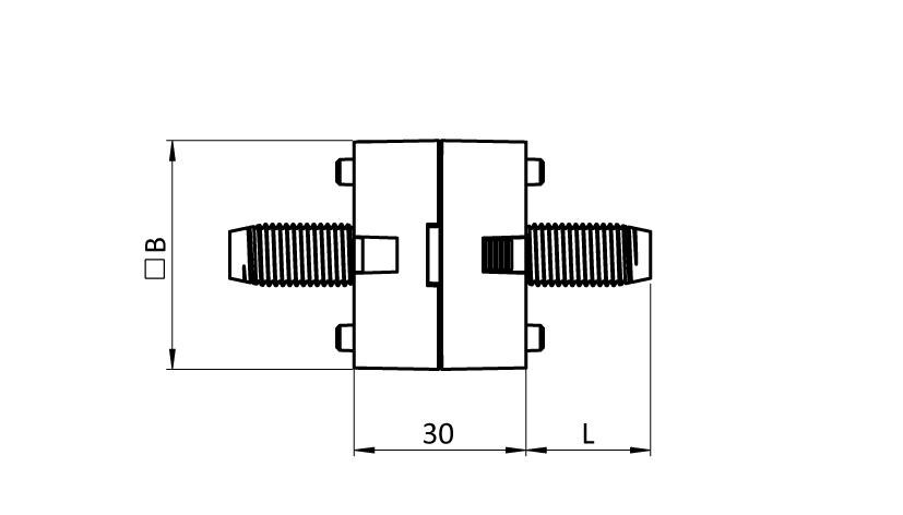 Plate Butt Connector B AL (Set) - immagine 2