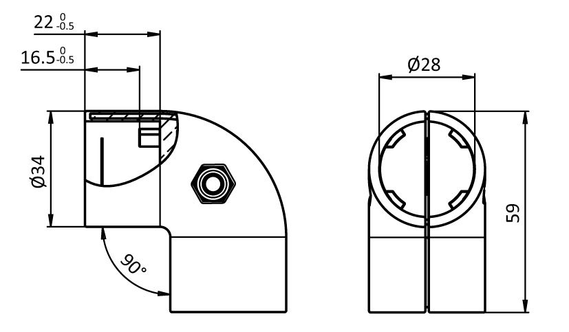 Corner Connector 2D28 (Set) - immagine 2