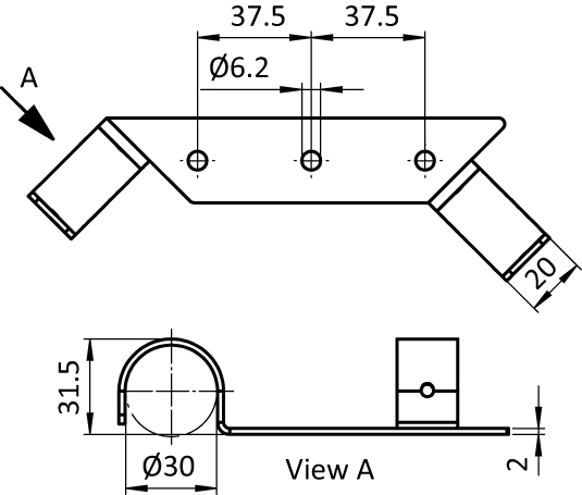Top Corner Suspension D30 (Set) - immagine 2