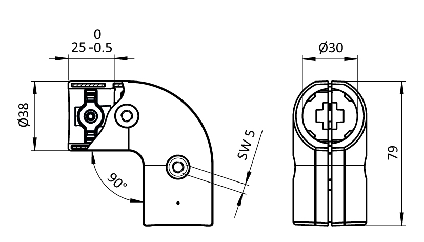 Corner Connector 2D30 (Set) - immagine 2