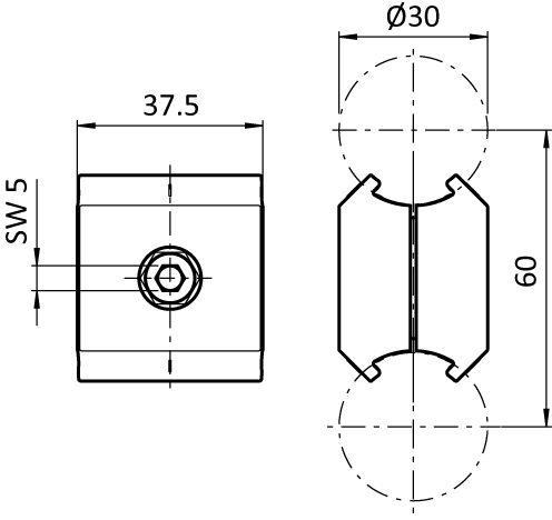 Parallel Connector D30 (Set) - immagine 2