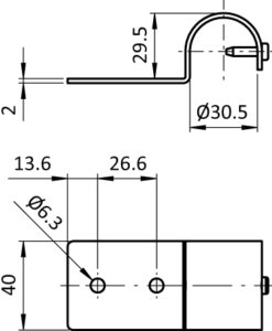 Alternative view of Top Suspension D30 (Set)
