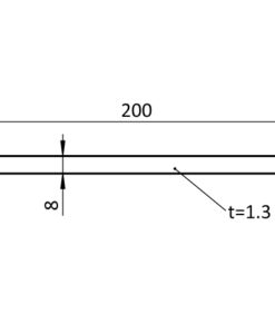 Alternative view of Velcro® strap for Cross Cable Binder Block D28