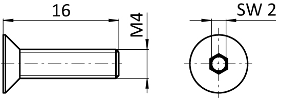 Screw for Cover Cap Screw-on Type - immagine 2