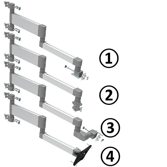 Double System Arm I40H 695 (Set)