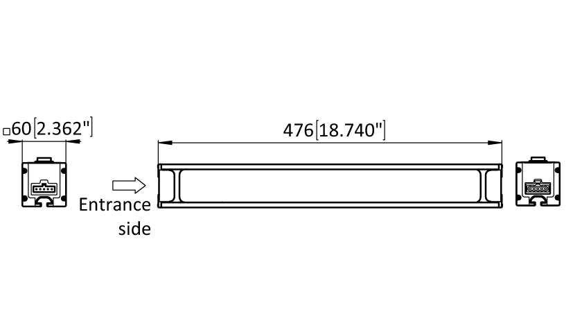 LED Lamp Module F Line 476 Dimmable. for Series Connection - immagine 2