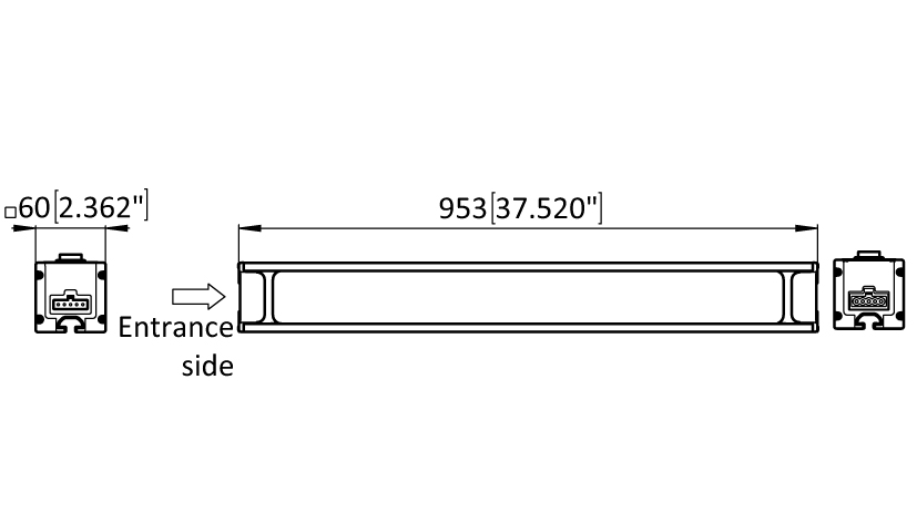 LED Lamp Module F Line 953 Dimmable. for Series Connection - immagine 2