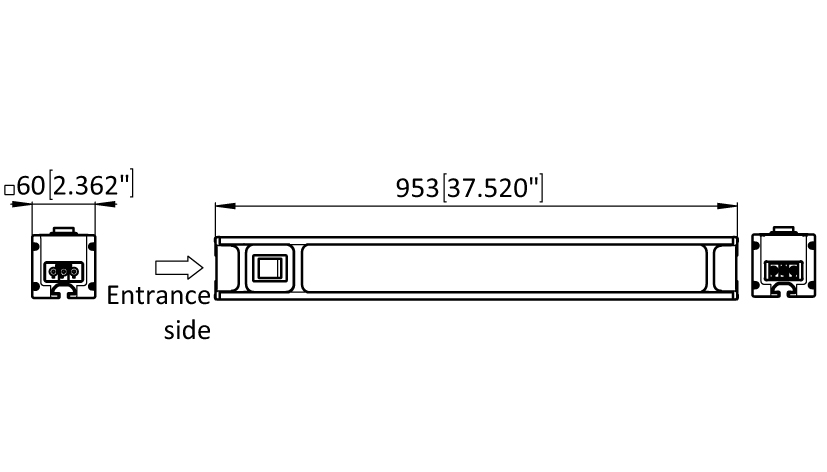 LED Lamp Module F Line 953 Dimmable. with Button - immagine 2