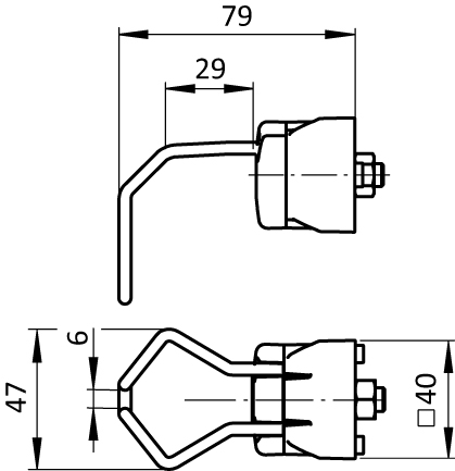 Cloth Clip FX for Profiles 40 / 45. Slot 8 / 10 - immagine 2
