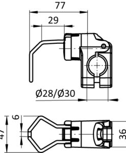 Alternative view of Cloth Clip FX for Tubes D28 / D30