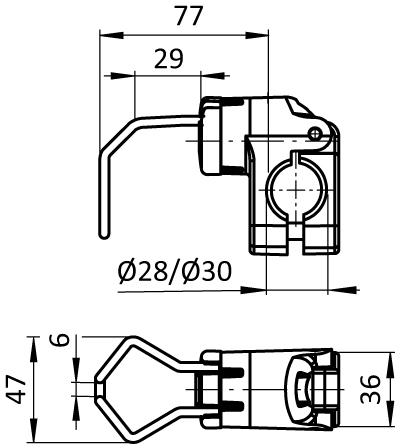 Cloth Clip FX for Tubes D28 / D30 - immagine 2