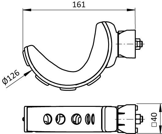 Tool Tray PARABOL FX for Profiles 40 / 45. Slot 8 / 10 (Set) - immagine 2
