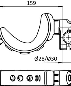 Alternative view of Tool Tray PARABOL FX for Tubes D28 / D30 (Set)