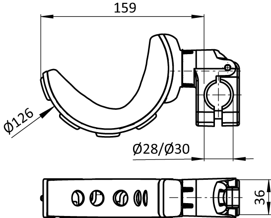 Tool Tray PARABOL FX for Tubes D28 / D30 (Set) - immagine 2