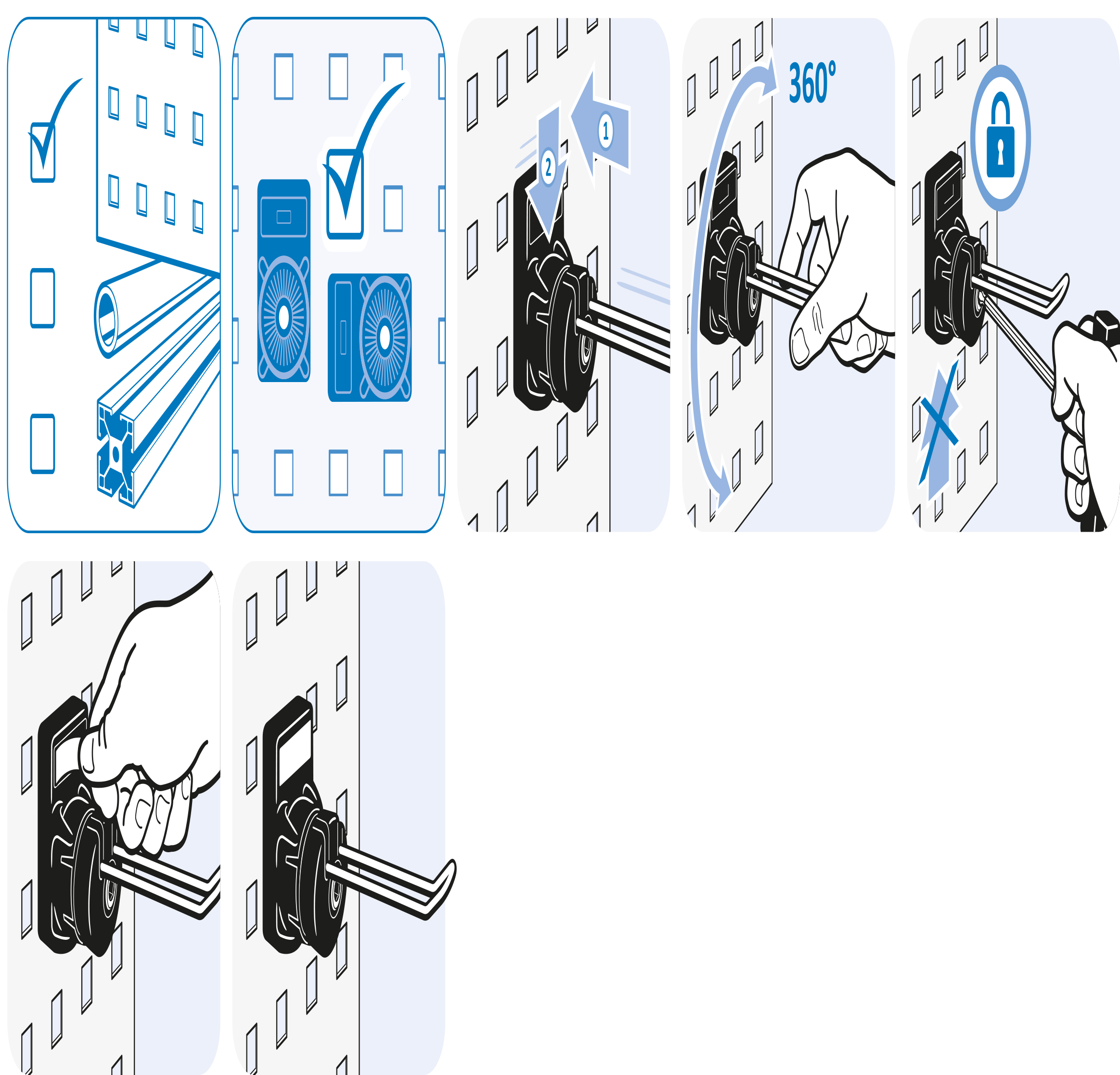 Tool Hook FX 66/27 - 13. Rubberized for Square Holes 9 x 9 (8.7 x 8.7) - immagine 4